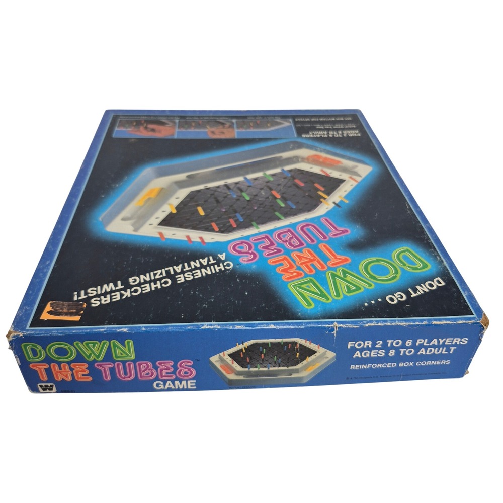 Vintage Down The Tubes Game 1980s Whitman Board Game Incomplete Replacement Part - Picture 8 of 9
